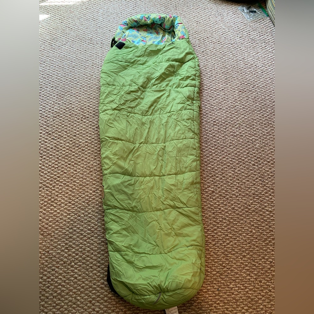 REI Vibrant Green Kid’s Sleeping Bag